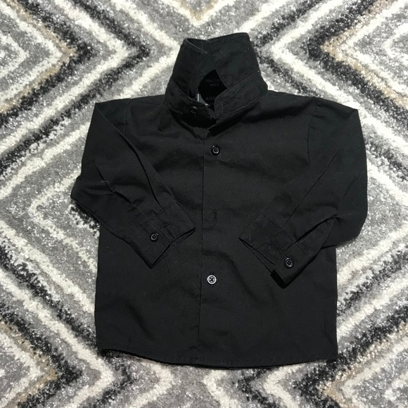 Andrew Fezza Other - Black Andrew Fezza 3-6 month baby boy dress shirt